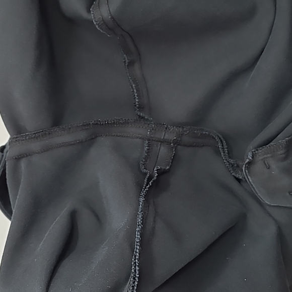 Talbots SZ 16 Hampshire Pants Ankle Flat Front Relaxed Fit Slacks Black - Picture 10 of 11